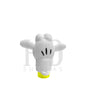 Boquilla 3D MANO RATÓN + lanyard