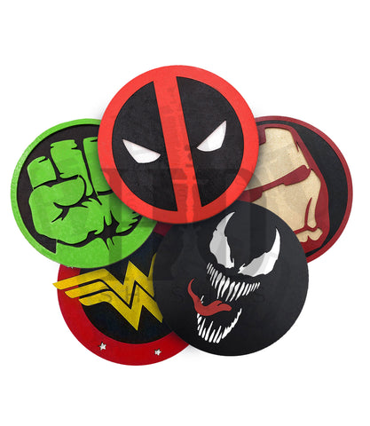 Tapetes protectores SUPER HÉROES
