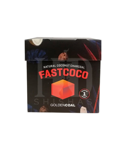 FASTCOCO 1Kg - Carbón natural autoencendido